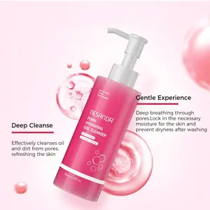 NESANDA PDRN Hydrating Gel to Foam Cleanser  Gentle Deep Pore Cleanser & Oil Control | Moisture-Lock Daily Face Wash for Glowing Skin | Non-Drying Refreshing Formula for All Skin Types | 200ml / 6.76 fl.oz.