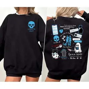 Lights Out Navessa Allen Doubled-Side Sweatshirt, Navessa Allen Shirt, Dark Romance & Bookish Merch, Smutty Readers Tee, Hoodie, Gift for Book Lovers