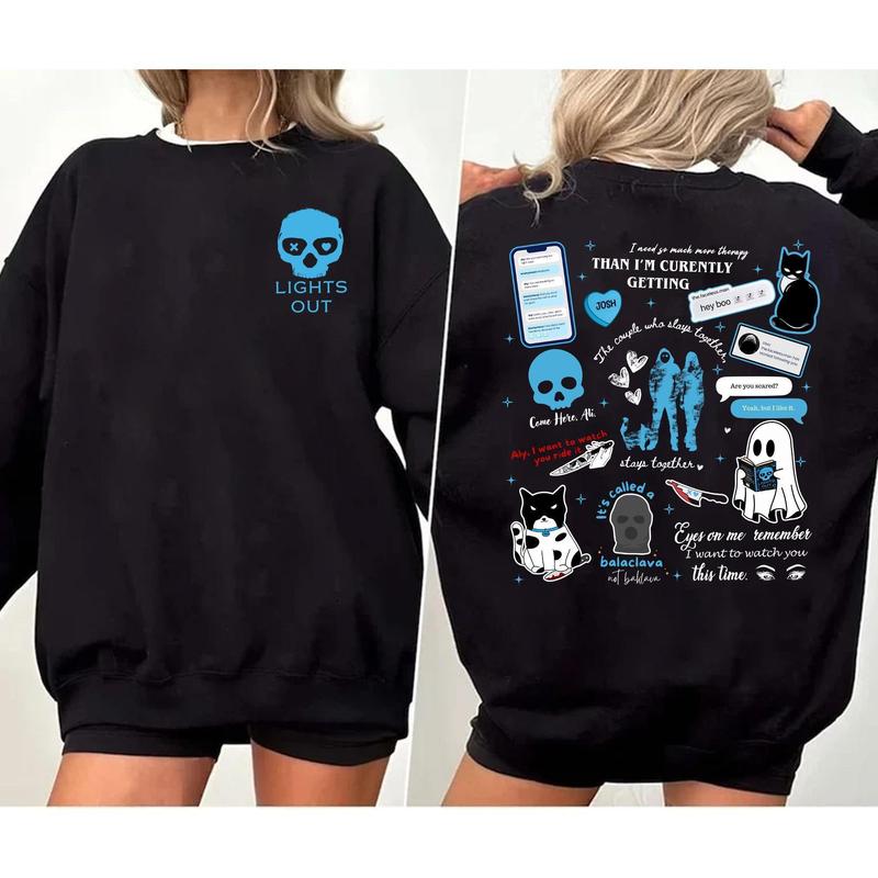 Lights Out Navessa Allen Doubled-Side Sweatshirt, Navessa Allen Shirt, Dark Romance & Bookish Merch, Smutty Readers Tee, Hoodie, Gift for Book Lovers