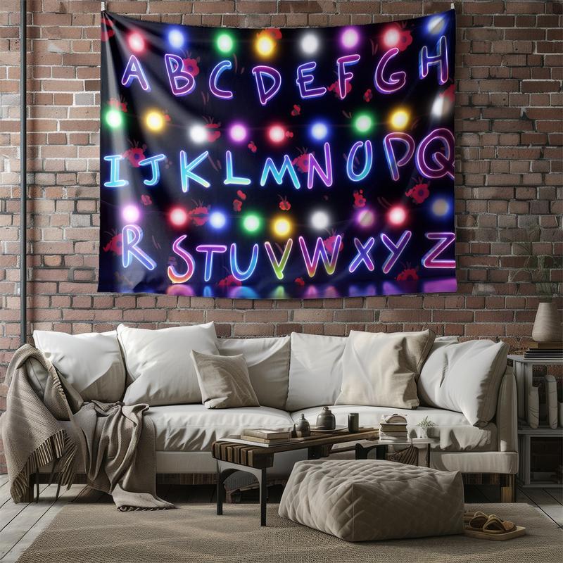 Home Decor With Quirky Stories, Creative Letter Lights, Patterned Tapestries, Fashionable Room Flags, Unique Wall Art In Living Rooms And Bedrooms, Suitable For High-End Decoration In Various Places