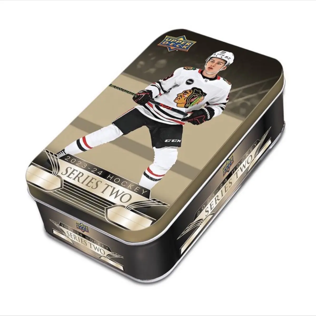 2023-24 Upper Deck NHL Series Two Trading Card Tin