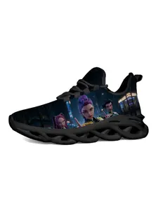 Exclusive Anime Print Casual Shoes Sneaker, Fashionable Kpop Trend, Vibrant Character Prints, Comfort Sole, Essential for Young Fashion Lovers