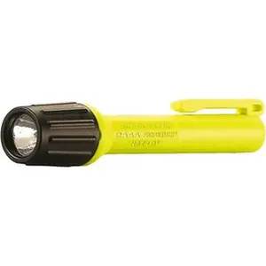 Streamlight LED Light Bulb - White, 60 Lumens Industrial-Tactical Flashlight with Yellow Plastic Body, 2 AAA Alkaline Batteries Included (Model 66500)