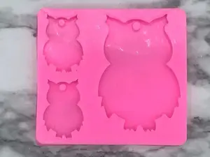 Owl Family Silicone Mold