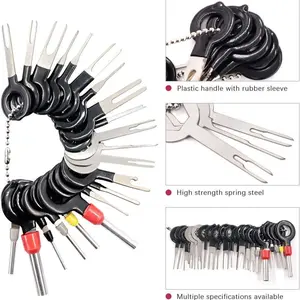 41-Piece Crimping Tool Set with Pliers, Mini Snip Lock Electronic Diagonal Cutter, Automatic Terminal Removal Key Tool Kit