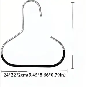 6 Counts Hat Organizer, Durable Stainless Steel Hangers with Reinforced Edges for Long Hangable