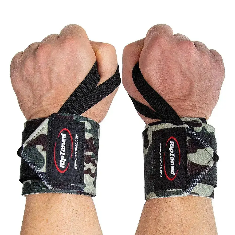 Wrist Wraps (Stiff) - Green Camo