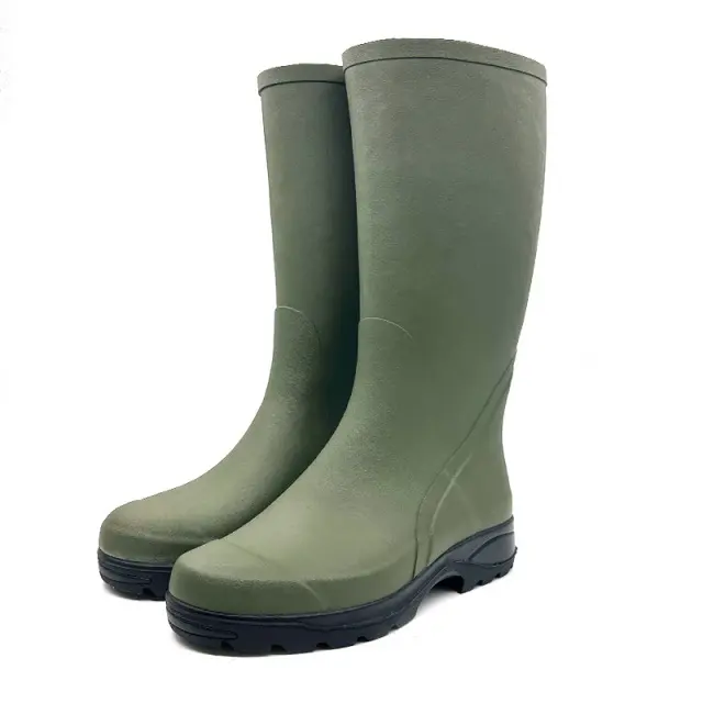 BENTLEE BOOTS Rain Boots for Men with Lining, Waterproof, Rubber, Lightweight, Comfortable, Size 9, Fishing, Hunting Outdoors