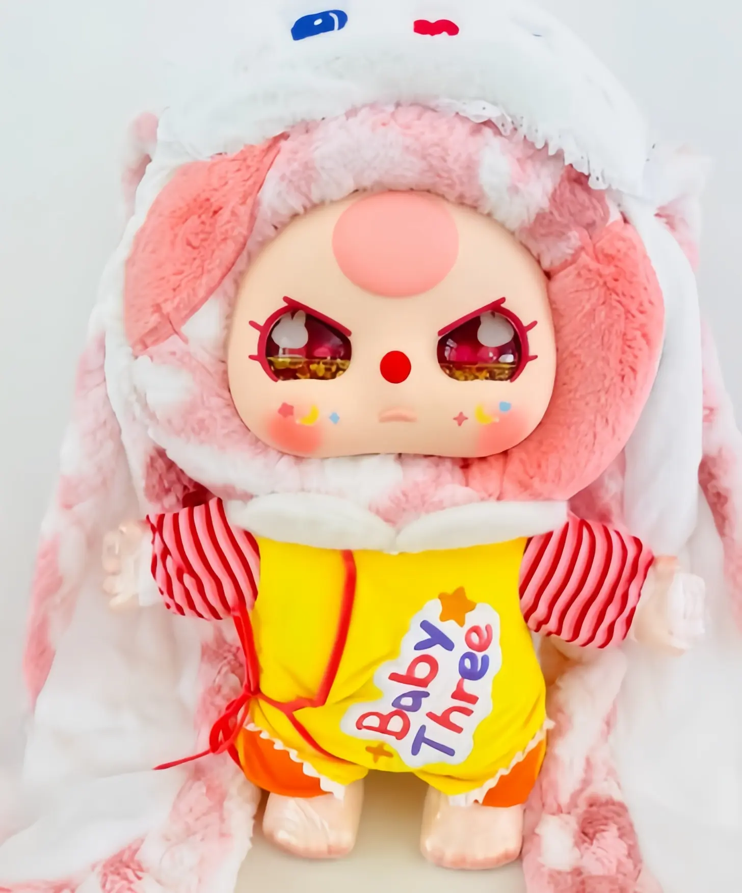 CN  baby three good night baby 1000% Series Mystery Boxes Bag Pendant Bunny Plush Dolls Soft Collectibles