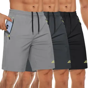 MAGCOMSEN Men's Shorts 9" Quick Dry Athletic Shorts with Zipper Pockets for Summer Gym Workout Basketball Running Jogging Outdoorfun