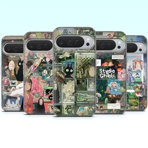 Studio Ghibli Phone Case Anime Magic Cover for iPhone X, 11, 12, 13, 14, 15 & more – SS Galaxy S21 to S25 Ultra, Plus with Suction