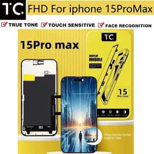 TC Screen For iPhone 15 13 14 Pro Max 15 Pro 15Promax LCD High Brightness FHD Display Solves Non-genuine Screen Pop-up