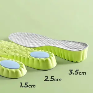 Height Increasing Insole Sports Shoe Pad Super Soft Full Coverage Height Booster for Men Women