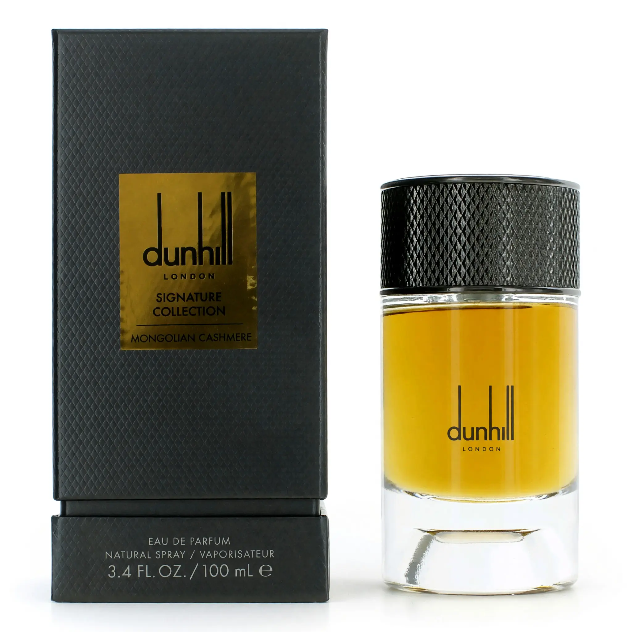 Alfred Dunhill Mongolian Cashmere Men's EDP Spray Fragrance - 3.4 oz, Floral Musk, Amber, Citrus Notes, Signature Scent, Spray Bottle