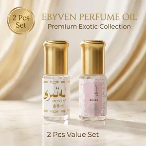 2Pcs EBYVEN Roll-on Perfume Oil, 3ml Pocket Perfume Oil, Vanilla Scent, Sweet Fruity and Floral Scent, Portable Long Lasting Fragrance, Suitable For Party, Daily Use