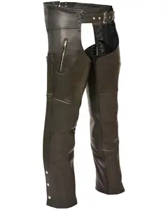 Milwaukee Leather Men's Zippered Thigh Pocket Chaps 3X - 3Xl