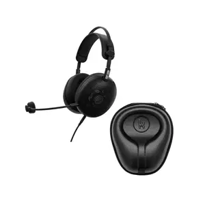 INZONE H6 Air Open-Back Wired Gaming Headset (Black) with Hard Shell Case for Sony