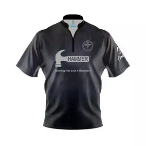 *FREE Custom Name & Logo* Hammer 78D Black Pearl Bowling Jersey Shirts S-5XL