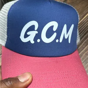 God Cover Me Snapback (White/Blue/Red)