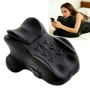 Oversized Multi-Function Reading Pillow, Memory Foam Ergonomic Wedge Cushion with Cervical, Relief Neck Back Pressure, Perfect for Bed Sofa Office Reading Napping Side & Stomach Sleeping, Breathable Machine Washable Cover, Ideal Birthday Holiday Gift