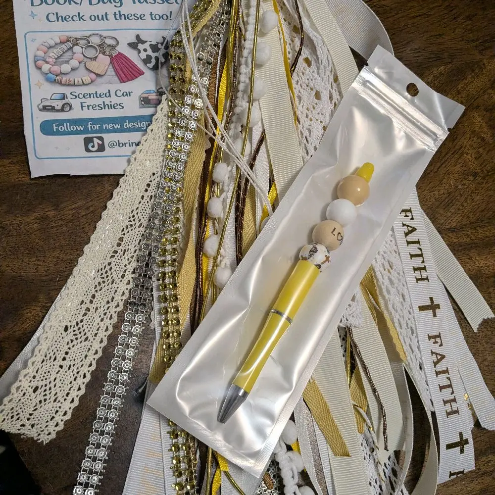 Bookmark Beaded Tassels with Colorful Beads & Ribbons for Books Bibles etc Featuring Adorable Bee Charms Vibrant Beads Ribbons & Whimsical Bee Charms