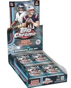 2025 Topps Chrome Football Hobby Box