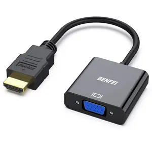 BENFEI HDMI to VGA, Gold-Plated Full HD Adapter (Male to Female) Accessories Cable Connector