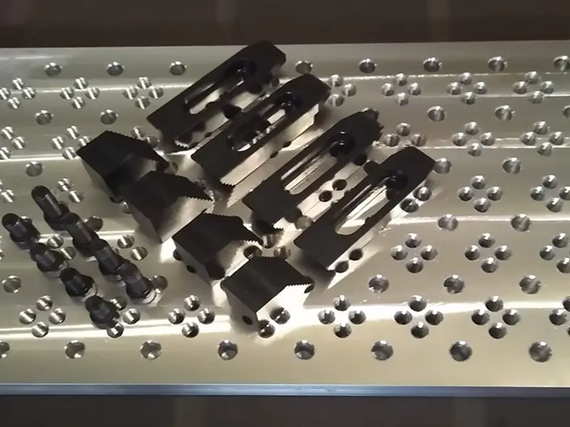 6" x 12" Fixture Plate with M6 x 1.00 Clamp Set