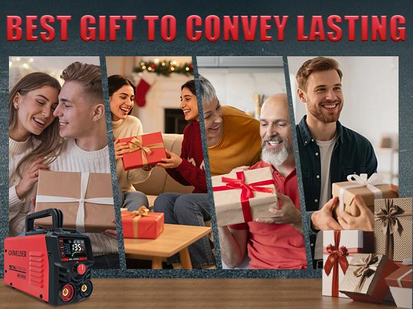 GNIWELDER Stick Welder 110V Portable ARC/TIG Welding Machine with LED Display Synergic Control IGBT Inverter Hot Start Arc Force Anti-Stick for Home Repair & Metal Working,Father's Day Christmas Gifts Thanksgiving and Birthday Gifts