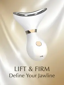 Premium EMS Neck Lift & Jawline Sculpting Device, Heated Microcurrent Technology for Firm, Smooth & Youthful Skin, Anti-Aging Beauty Tool