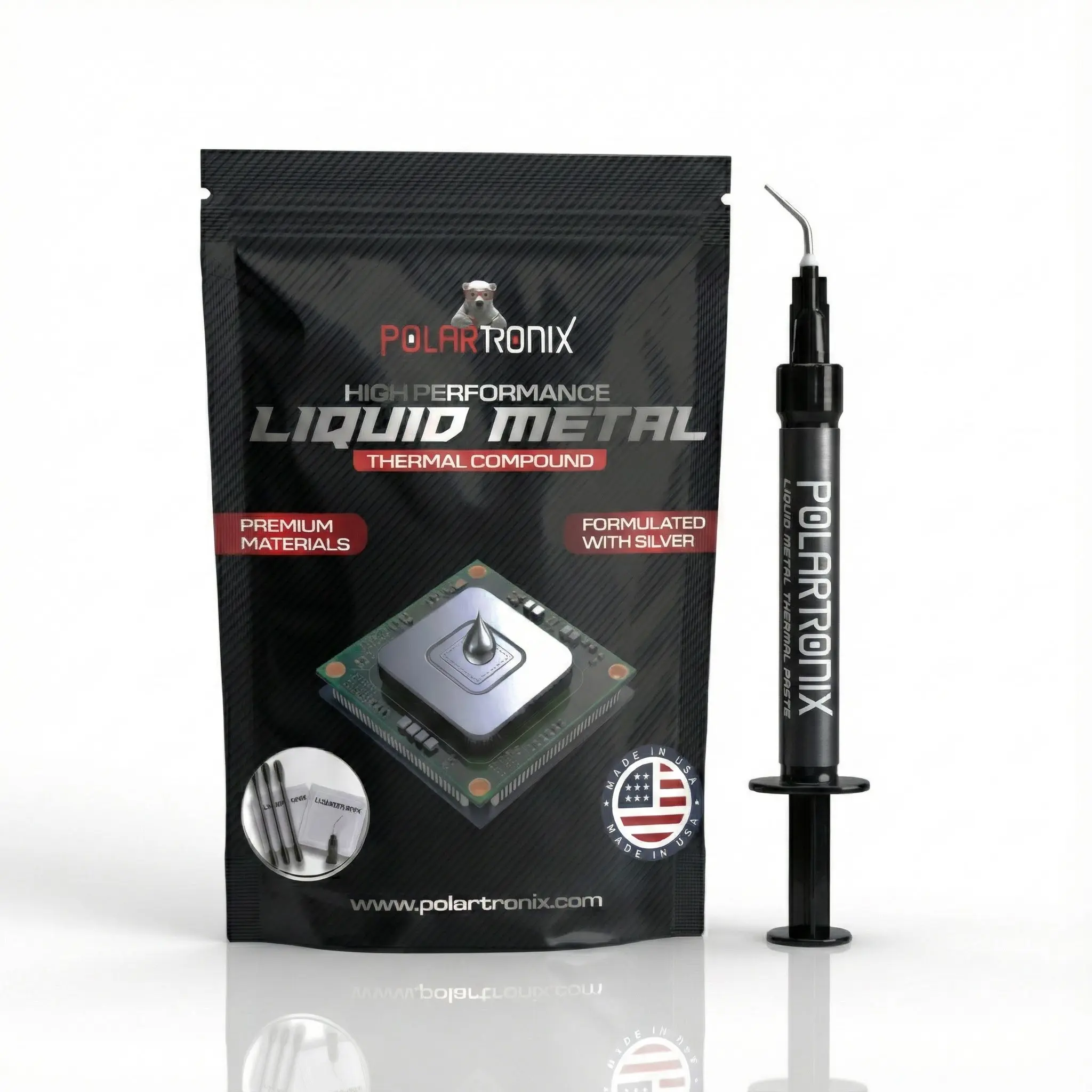 Liquid Metal Thermal Paste Made in USA 5 Gram- high performance thermal paste Ps5 Overheating Problem Solver