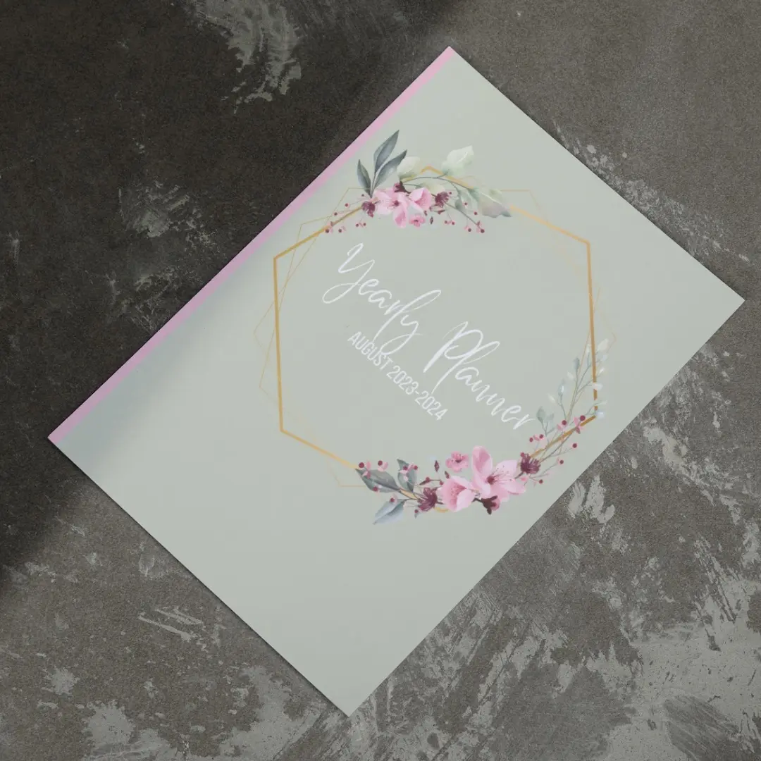 Yearly Planner August 2023-2024