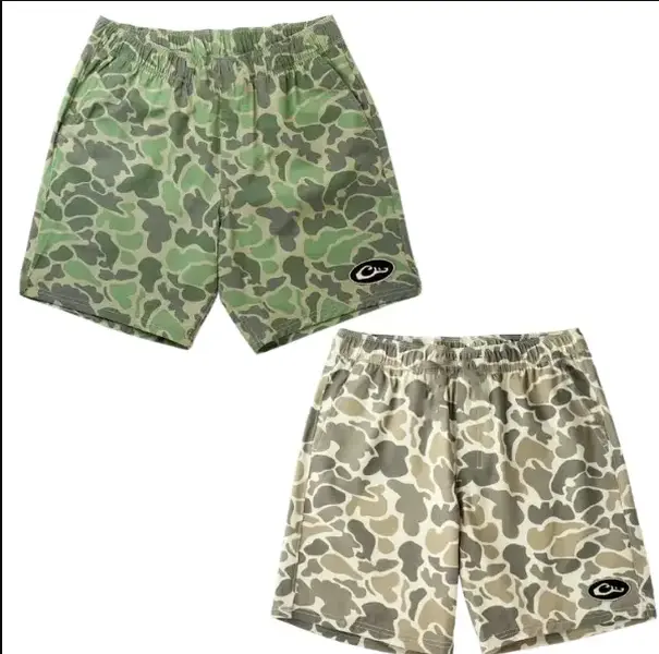 Drake Waterfowl Shorts Pant, Duck Hunting Shorts, Marsh Camo Volley Shorts, Waterfowl Hunting Apparel, Men's Outdoor Hunting Shorts, Flyway Hunting Gear, Wetland Camouflage Shorts, Gift for Him