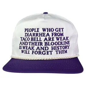 People Who Get Diarrhea Custom Embroidered Hat People Who Get Diarrhea Custom Embroidered Hat