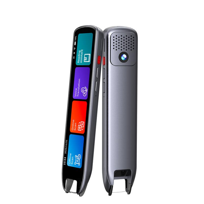 BOELEO Plastic Multifunctional Offline Scan Translation Reading Pen - Smart Device with 142 Online Languages, Text-to-Speech, Spanish-English Practice, Dyslexia Aid for All Ages, Cells Compatibility, Ideal Holiday Present