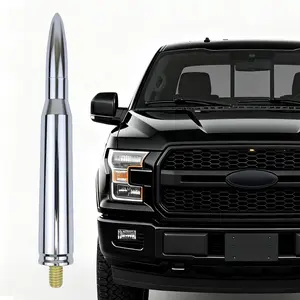 Car Roof Bullet Radio Whip Pole - Replacement Antenna, Exterior Accessory for Chevy S10, Tahoe, Sonoma Trucks