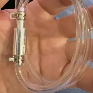 Brake Bleeder Hose - One Way Check Valve Tube Bleeding Tool Kit for Hydraulic System Bleeding, Universal Brake Fluid Bleeder Ki for Car Motorcyle Clutch, Soft Tube with Metal Clips