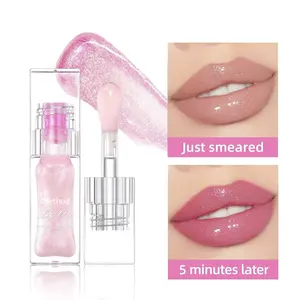 iMethod Magic Color Changing Moisturizing Lip Glow Oil Plumping Glimmer Glow Lipstick, Hydrating Lip Gloss Lip Care, Long Lasting Non-sticky Fresh Texture Lip Oil