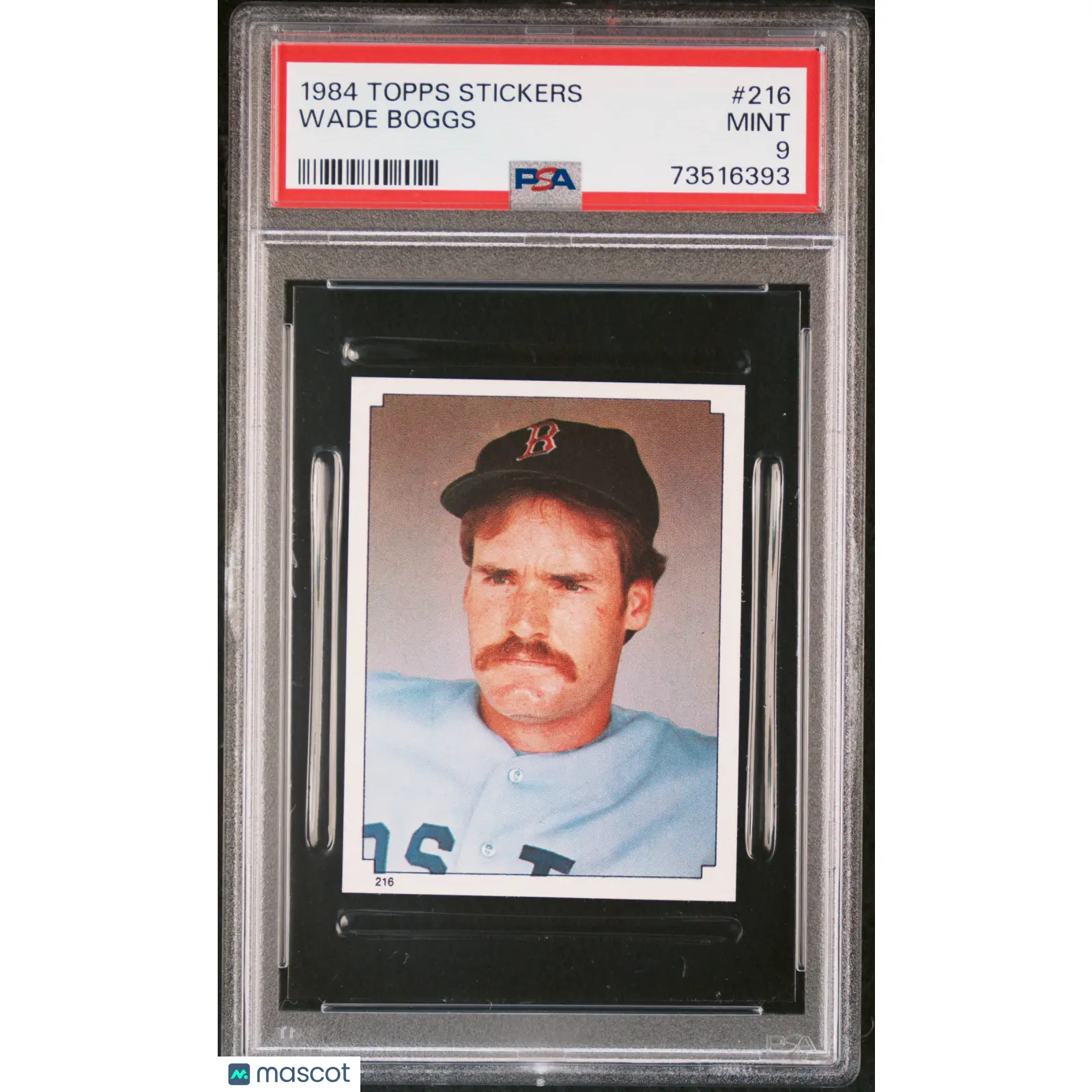 Wade Boggs PSA 1984 Topps Stickers Baseball #216 9 73516393