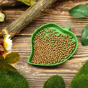 Leaf-Shaped Reptile Food Bowl, Suitable for Tortoises Lizards Snakes, Drinking Feeding Dish, Available in Two Sizes