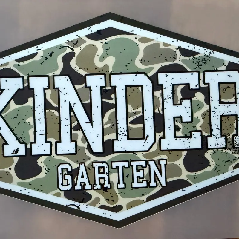 Kids Camo Kindergarten