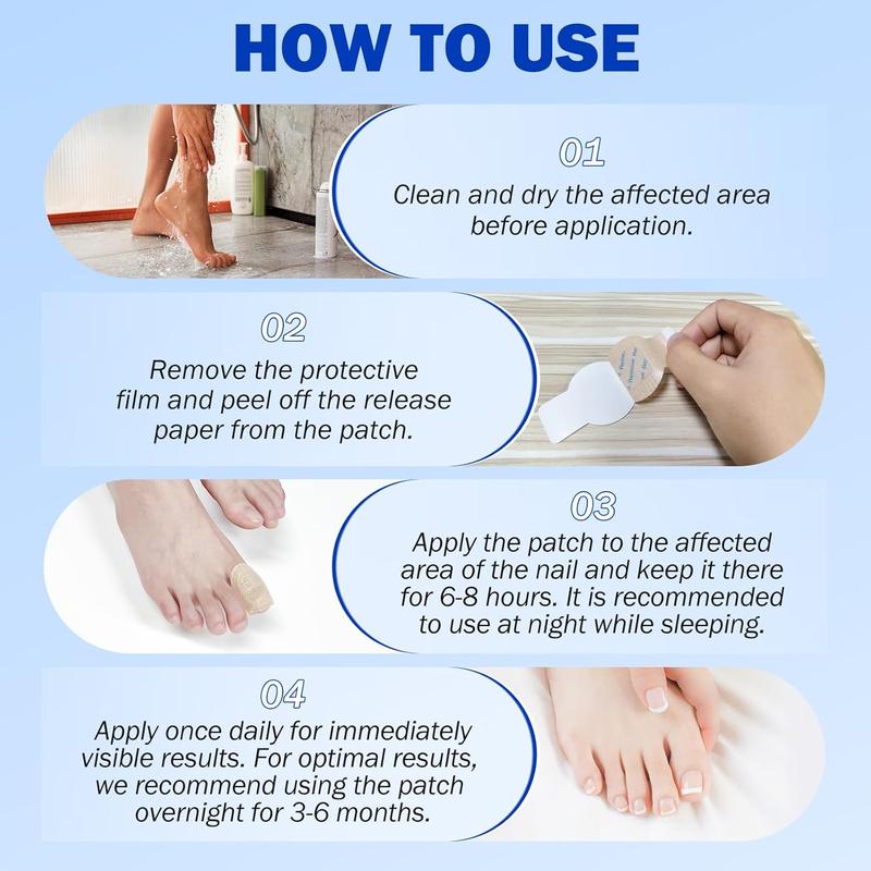 Overnight Nail Recovery Patches – Medical-Grade Hydrogel with Intensive Repair for Weak, Thin or Broken Nails, Effortless Daily Care