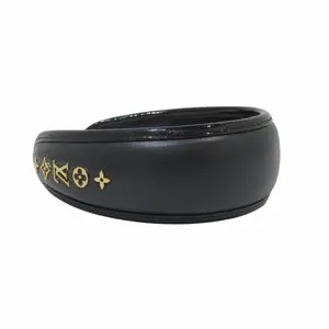 Pre-owned Louis Vuitton Silk Small Leather Goods Cruiser Lamb Leather Headband