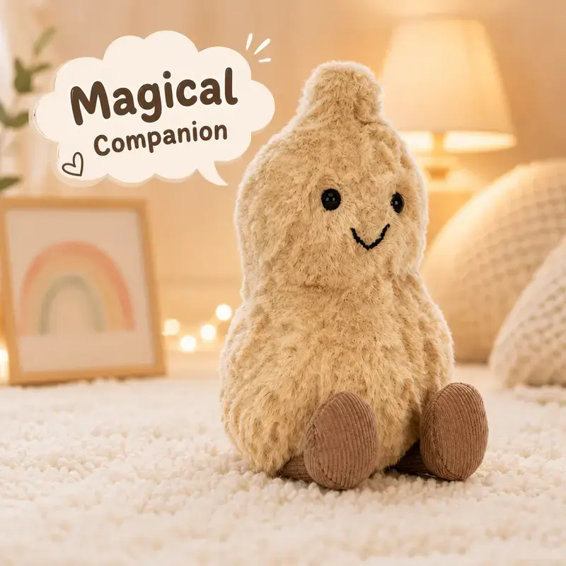 Jellycat Amuseables Peanut Plush Is a Soft Cute Snack Buddy for Birthday Gifts
