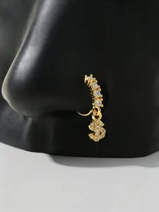 1 Piece Dollar Pendant C-Type Nose Ring, Unisex Piercing Jewelry, Chic Body Jewelry, Ideal for Mother's Day and Valentine's Day Gifts