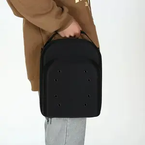 Zippered Hat Storage Organizer Bags with HandlePortable Closet & Travel Cap Holder for Baseball CapsSports Gear, Camping Accessories -Durable WaterproofFabric,Camo