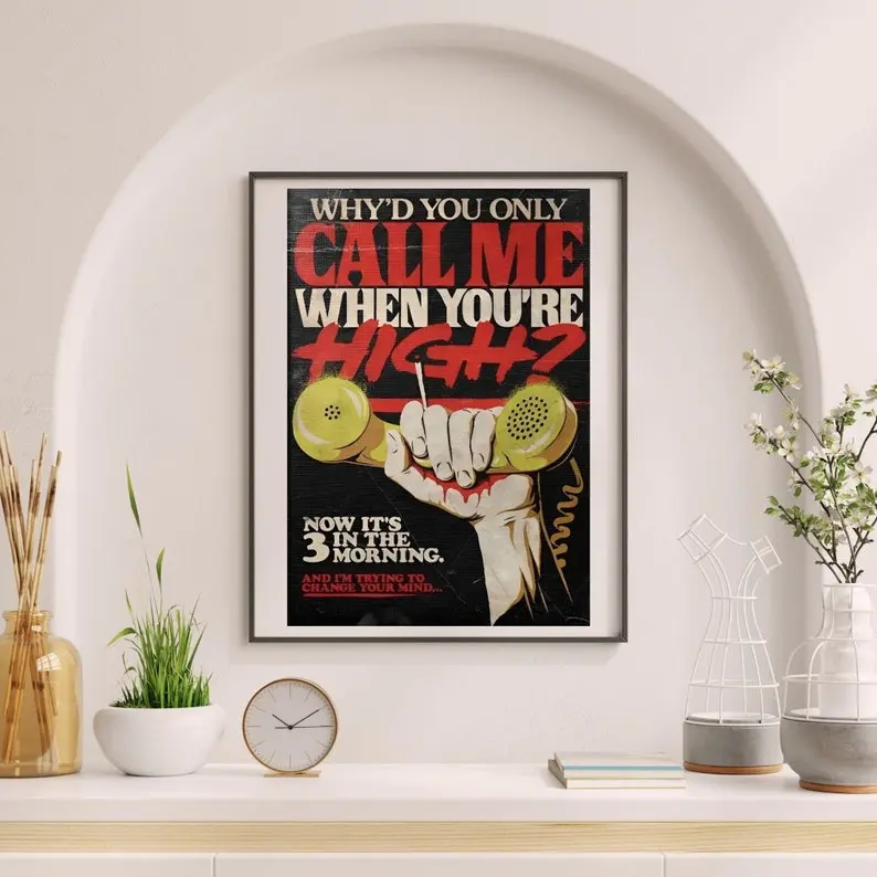 Poster Arctic Monkeys Song / Vintage Wall Art / Music Memorabilia / Band Poster / British culture