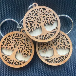 Tree of Life Keychain | Elegant Wood Accessory cute keychain keychain gift fun keychains sweet gift perfect christmas