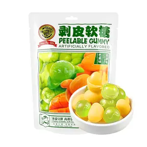 HSUFUCHI Mango & Green Grape Gummies 7.94 oz - Delicious Chewy Candy for Kids & Adults