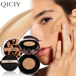Air cushion foundation, transparent natural coverage and contouring foundation, suitable for girls and women, suitable for dates, gifts, and recommended Mother's Day gifts